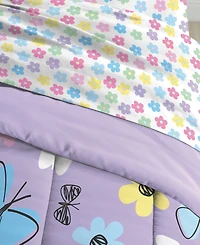 Dream Factory Kids Sweet Butterfly Comforter Set, Twin