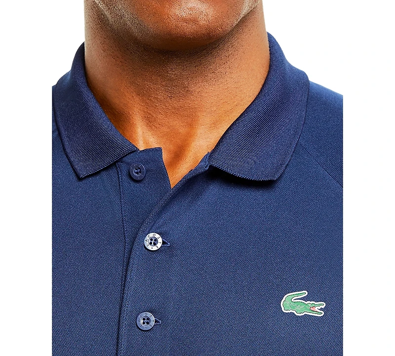 Lacoste Men's Breathable Run-Resistant Interlock Polo Shirt