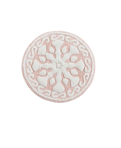 Madison Park Casablanca Tufted Cotton Bath Rug, 25" Round