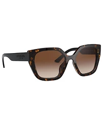 Prada Monochrome Rectangular Women's Sunglasses, Pr 24XS