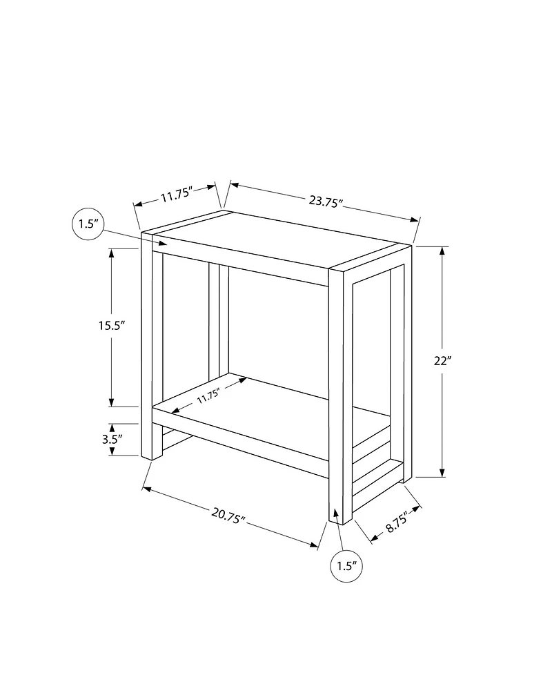 Monarch Specialties Accent Table