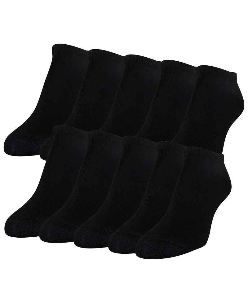 Gold Toe Women's 10-Pack Casual Cushion Heel And No-Show Socks