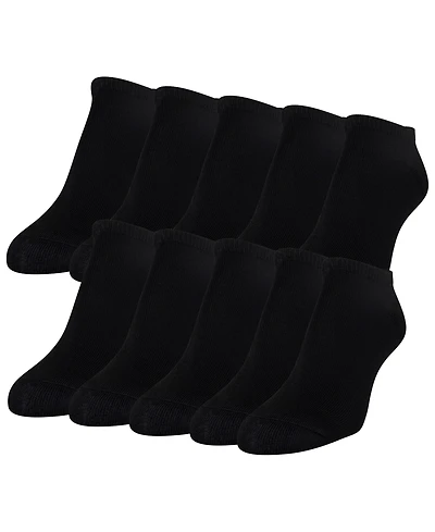 Gold Toe Women's 10-Pack Casual Cushion Heel And No-Show Socks