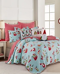 Levtex Gnome for the Holidays Quilted Sham, Standard