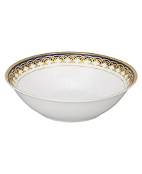 Lorren Home Trends 57 Piece Porcelain Dinnerware Set, Service for 8
