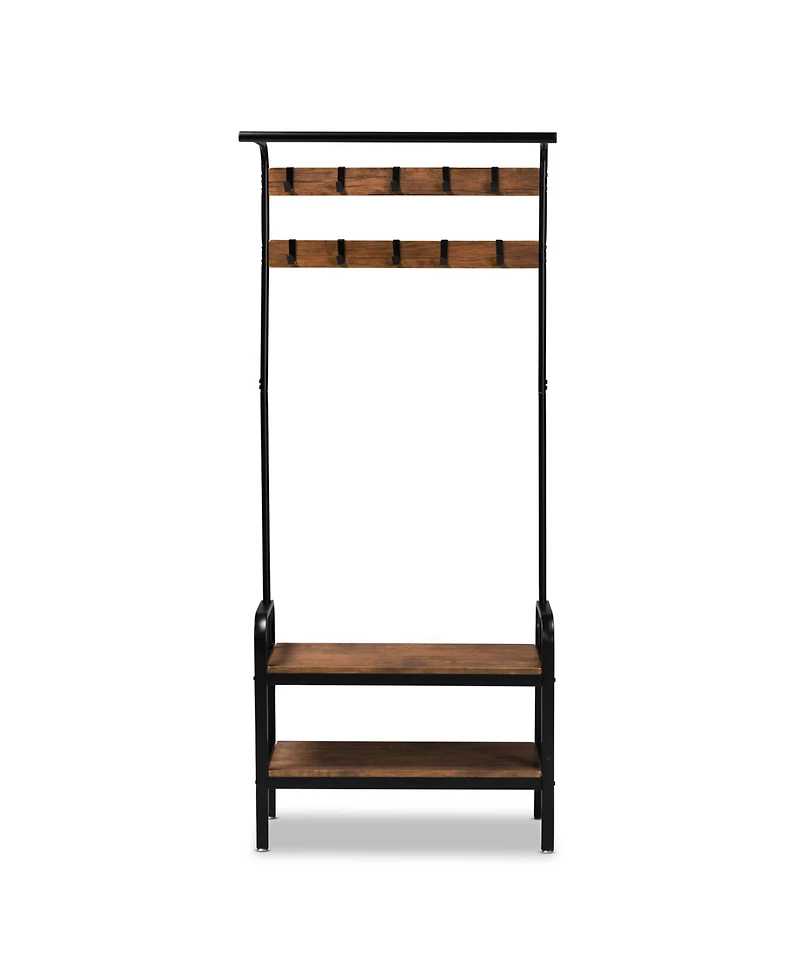 Baxton Studio Aislin Entryway Hall Tree