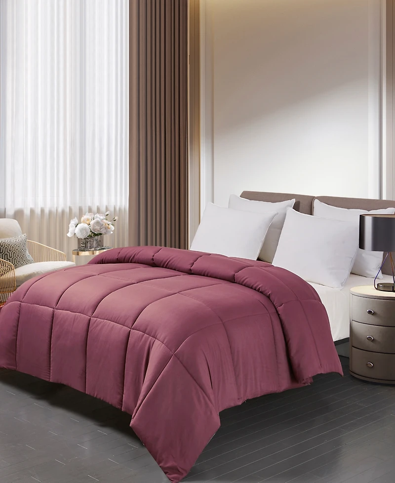 Royal Luxe Color Hypoallergenic Down Alternative Light Warmth Microfiber Comforter, Twin, Exclusively at Macy's