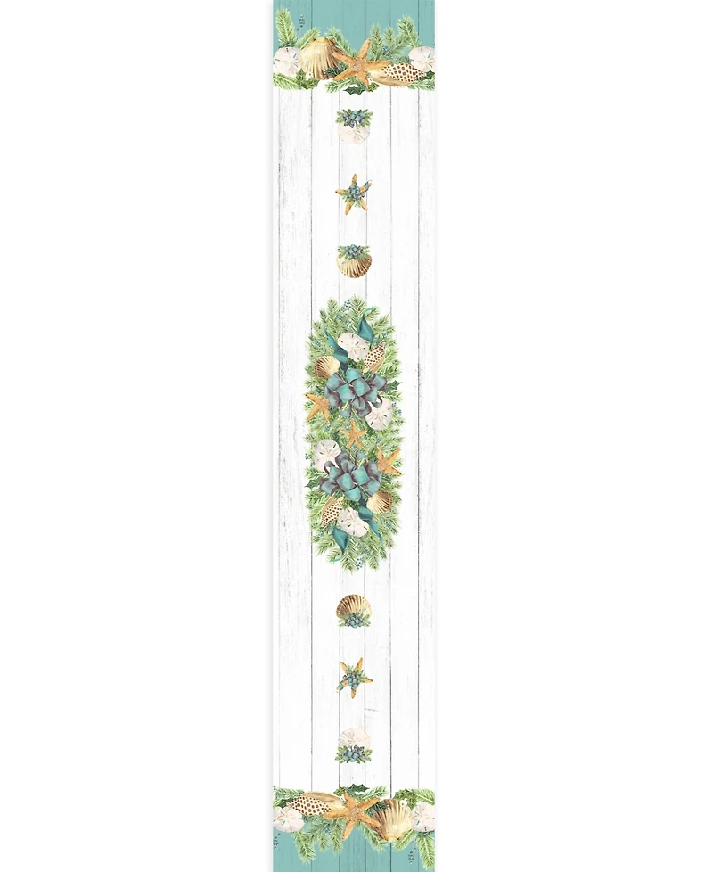 Laural Home Christmas By The Sea Table Runner