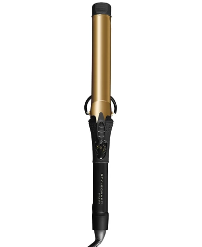 StyleCraft Professional 24K Gold Hair Style Stix Long Spring Curling Iron 1.25" Inch