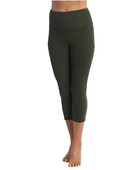 American Fitness Couture High Waist 3/4 Length Pocket Compression Leggings