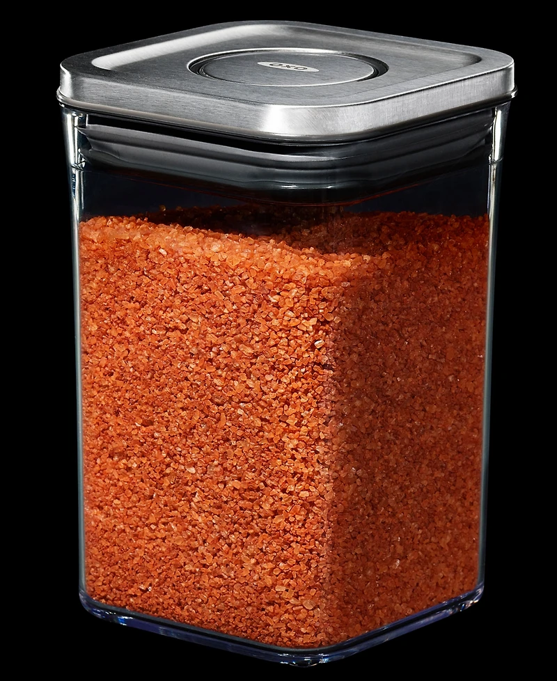 Oxo Steel Pop Small Square Short 1.1-Qt. Food Storage Container