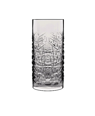 Mixology 16.25 Oz Textures Hi-Ball Glasses, Set of 4