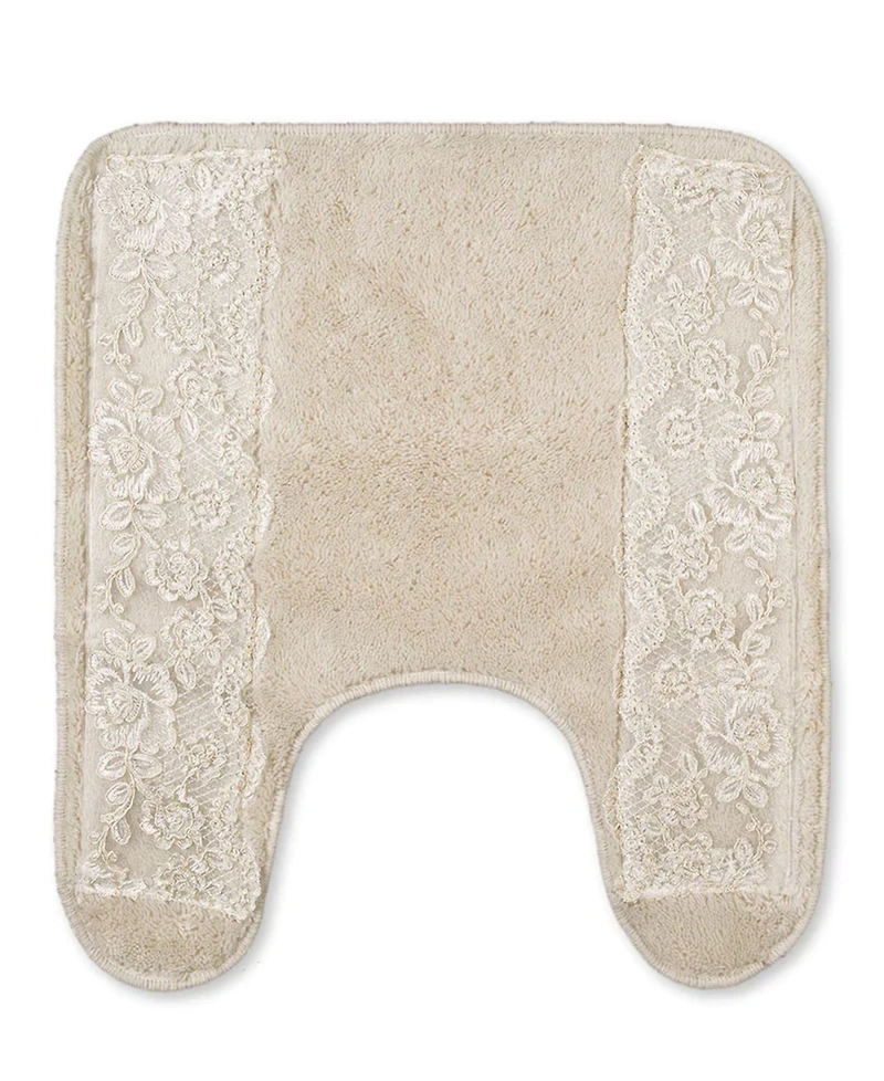 Popular Bath Rose Vine Bath Rug, Contour