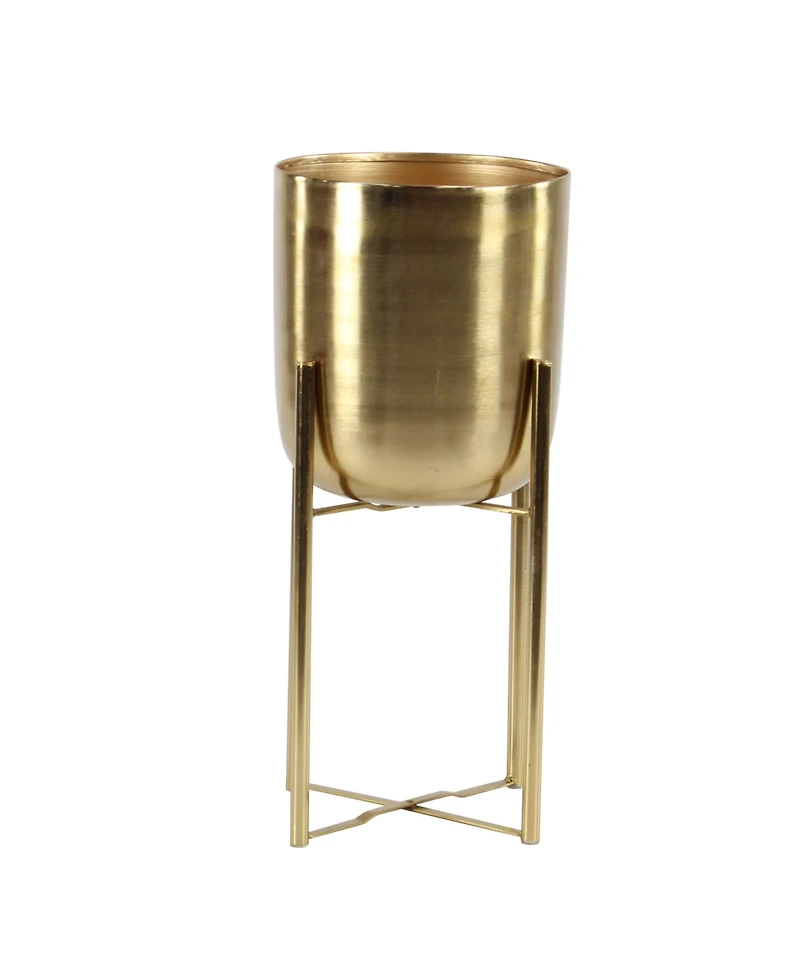 Bucket Planter with Stand, Set of 2