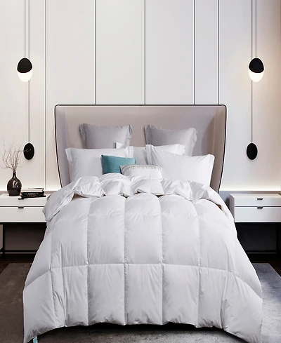 Martha Stewart 50%/50% White Goose Feather & Down Comforter, King, Exclusively at Macy's