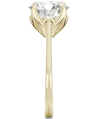 Moissanite Round Solitaire Ring (2-3/4 ct. tw. Diamond Equivalent) 14k White Gold or Yellow