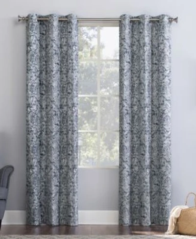 Kenji Medallion Print Fleece Insulated Draft Shield Curtain Collection
