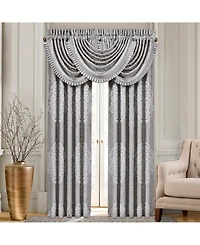 J Queen New York La Scala Waterfall Window Valance, 33" x 49"