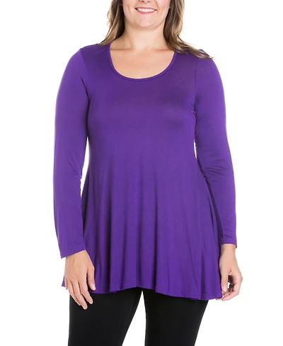 Women's Plus Poised Swing Tunic Top