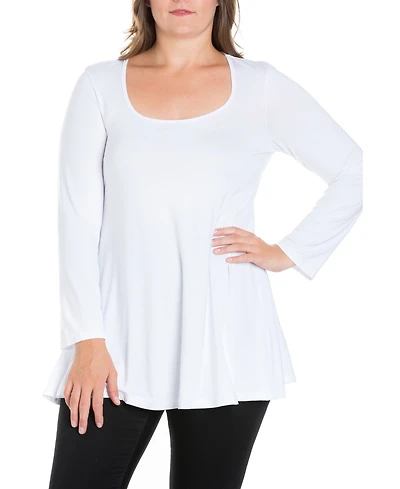 Women's Plus Poised Swing Tunic Top
