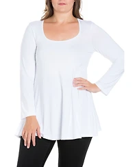 Women's Plus Poised Swing Tunic Top
