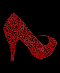 Women's Word Art Crewneck High Heel Sweatshirt