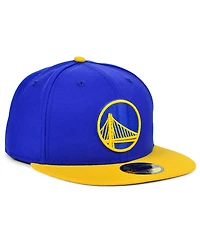 Men's New Era Royal, Gold Golden State Warriors 2-Tone 59FIFTY Fitted Hat