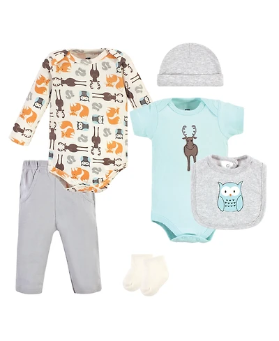 Hudson Baby Boys Unisex Apparel Set Soft Cotton