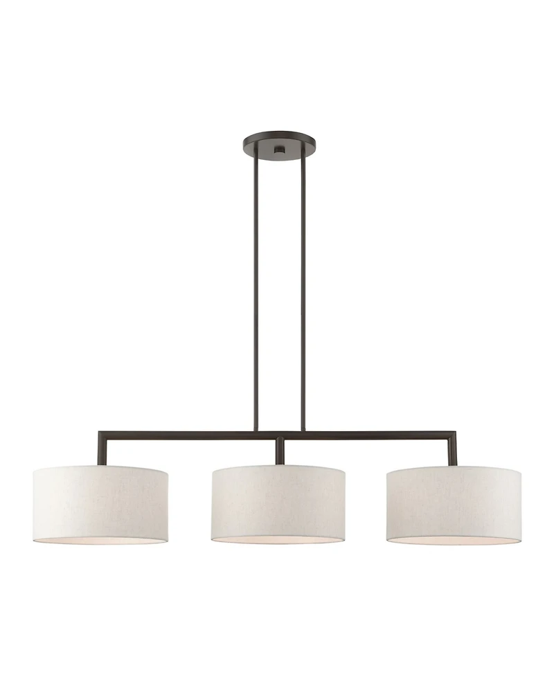 Meridian 3 Lights Linear Chandelier