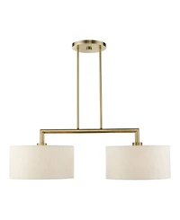 Meridian 2 Lights Linear Chandelier