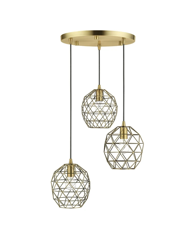 Geometric 3 Lights Pendant