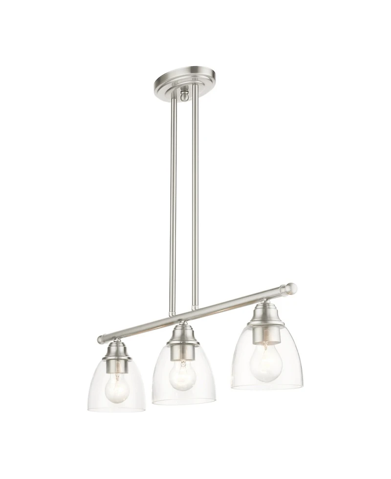 Montgomery 3 Lights Linear Chandelier