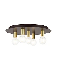 Hillview 5 Lights Flush Mount