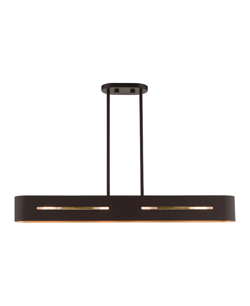 Ravena 4 Lights Linear Chandelier