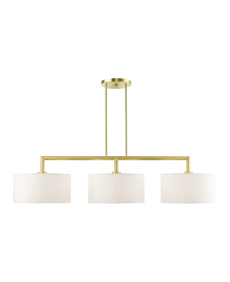 Meridian 3 Lights Linear Chandelier