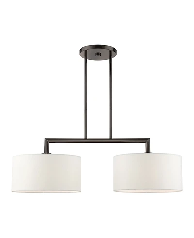 Meridian 2 Lights Linear Chandelier