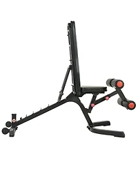 Sunny Health & Fitness Fully Adjustable Power Zone Utility Heavy Duty Weight Bench with 500 lb Max Weight, Black