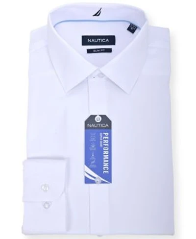 Nautica Mens Dress Shirt Regular Slim Fit