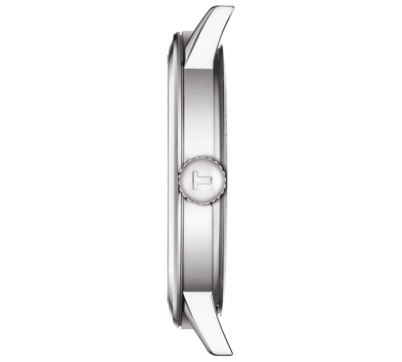 Tissot Men's Swiss Classic Dream Black Leather Strap Watch 42mm