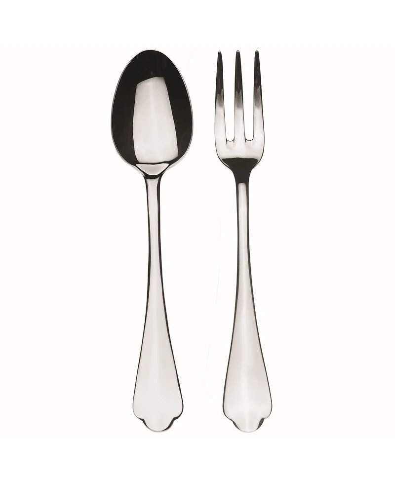 Mepra Serving Set Fork and Spoon Dolce Vita Flatware Set, Set of 2 Dolce Vita