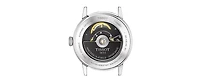 Tissot Men's Swiss Automatic Classic Dream Black Leather Strap Watch 42mm
