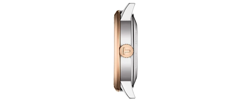 Tissot Men's Swiss Automatic Classic Dream Two-Tone Stainless Steel Bracelet Watch 42mm