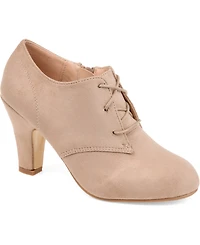 Journee Collection Women's Leona Lace Up Dress Shooties