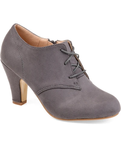 Journee Collection Women's Leona Lace Up Dress Shooties