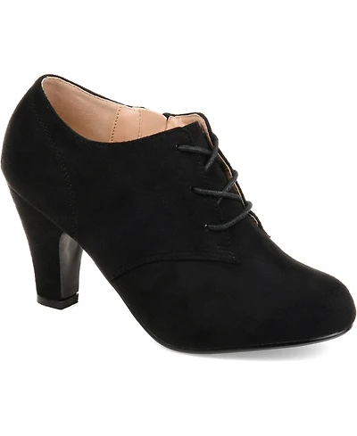 Journee Collection Women's Leona Lace Up Dress Shooties