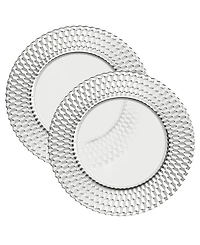 Villeroy & Boch Boston Crystal Buffet Plates, Set of 2