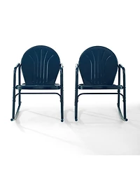 Griffith 2 Piece Outdoor Rocking Chair Set