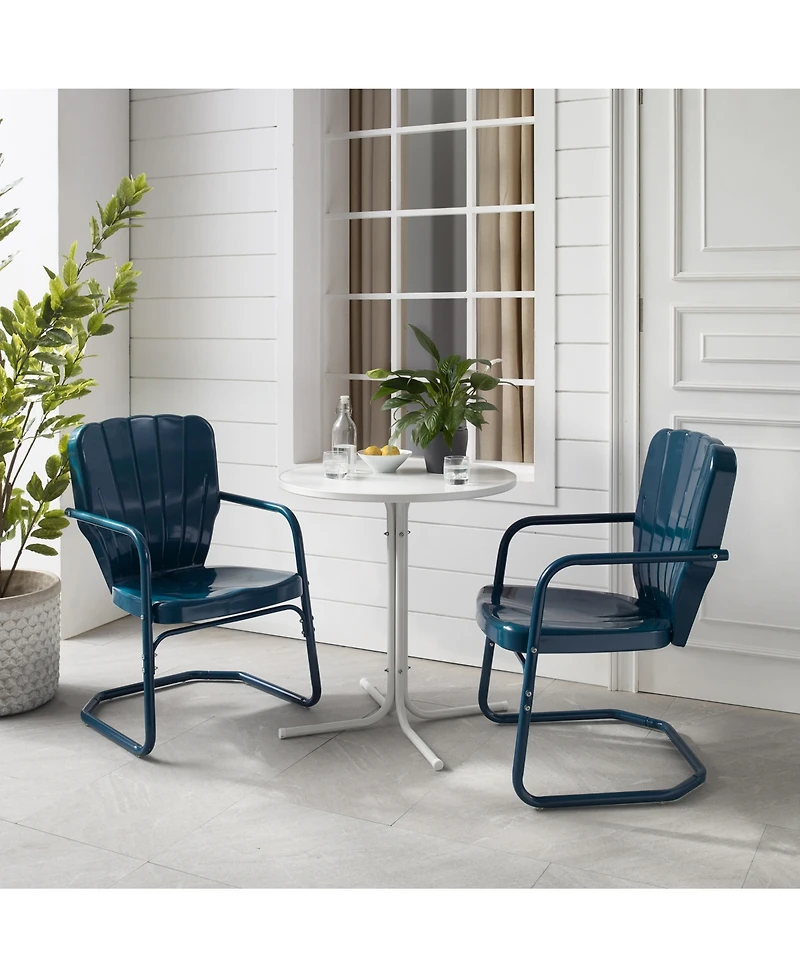 Ridgeland 3 Piece Outdoor Bistro Set