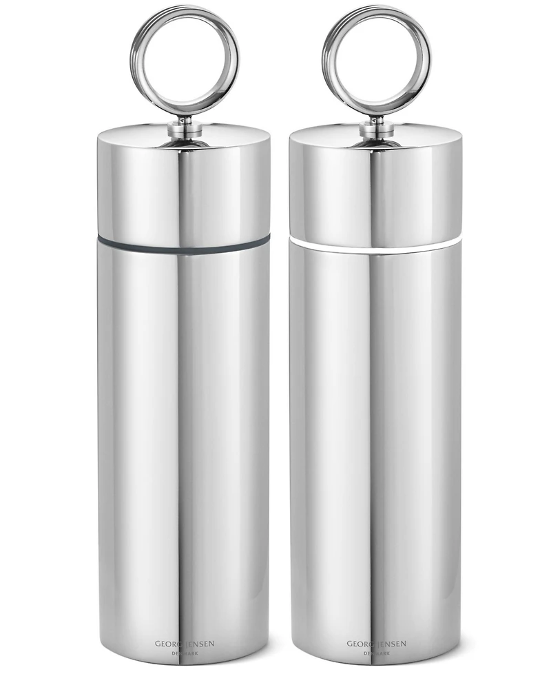 Georg Jensen Bernadotte Salt Pepper Grinder Set, 2 Piece
