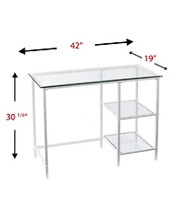 Louke Metal Glass Student Desk